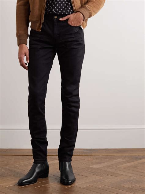 wyatt black leather ysl|st laurent wyatt chelsea shoes.